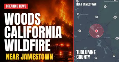 California wildfire reported in Tuolumne County
