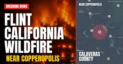 California wildfire reported in Calaveras County