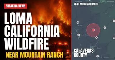 California wildfire reported in Calaveras County