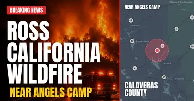 California wildfire reported in Calaveras County