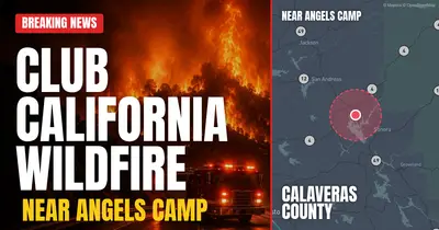 California wildfire reported in Calaveras County