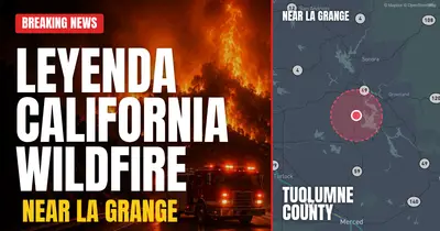 California wildfire reported in Tuolumne County