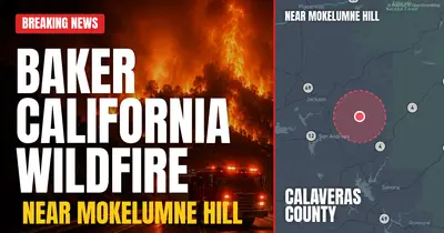 California wildfire reported in Calaveras County