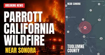 California wildfire reported in Tuolumne County