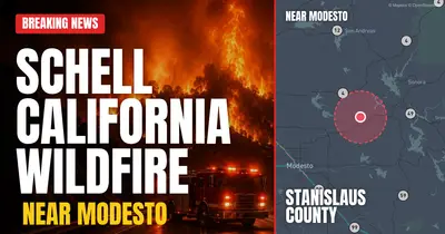 California wildfire reported in Stanislaus County