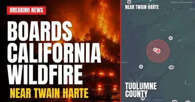 California wildfire reported in Tuolumne County