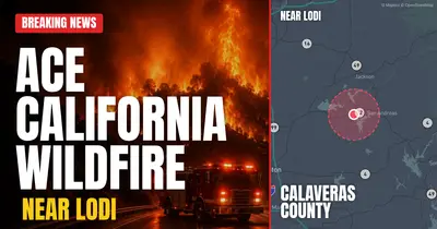 California wildfire reported in Calaveras County