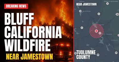 California wildfire reported in Tuolumne County