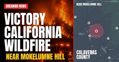 California wildfire reported in Calaveras County