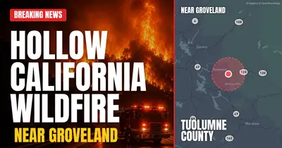 California wildfire reported in Tuolumne County