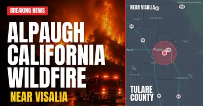 California wildfire reported in Tulare County