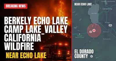 California wildfire reported in El Dorado County