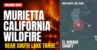 California wildfire reported in El Dorado County