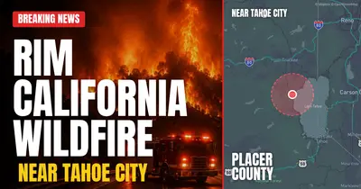 California wildfire reported in Placer County