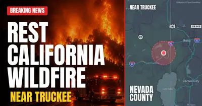 California wildfire reported in Nevada County