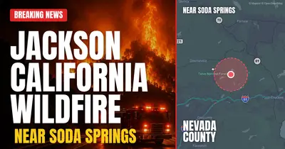 California wildfire reported in Nevada County