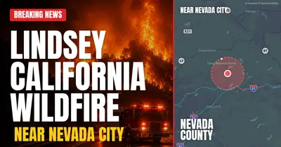 California wildfire reported in Nevada County