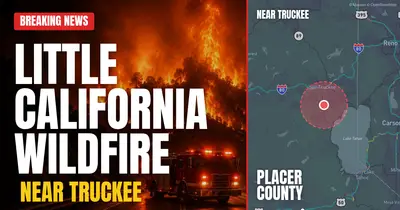California wildfire reported in Placer County