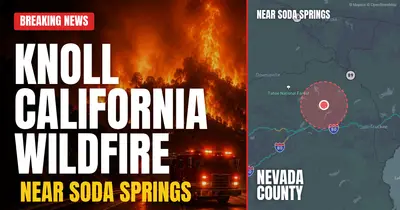 California wildfire reported in Nevada County