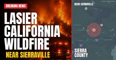 California wildfire reported in Sierra County