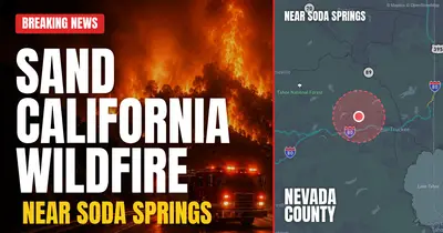 California wildfire reported in Nevada County