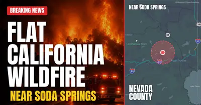 California wildfire reported in Nevada County