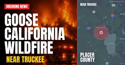 California wildfire reported in Placer County