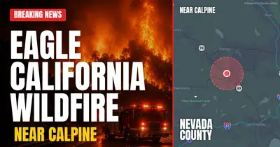 California wildfire reported in Nevada County