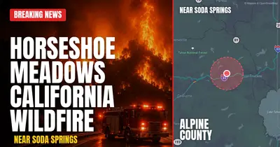 California wildfire reported in Alpine County