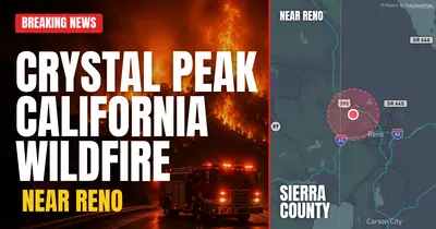 California wildfire reported in Sierra County