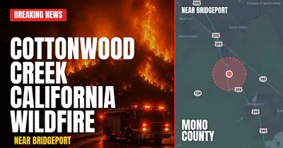 California wildfire reported in Mono County
