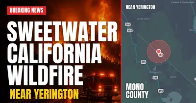 California wildfire reported in Mono County