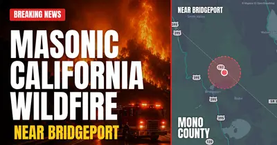 California wildfire reported in Mono County