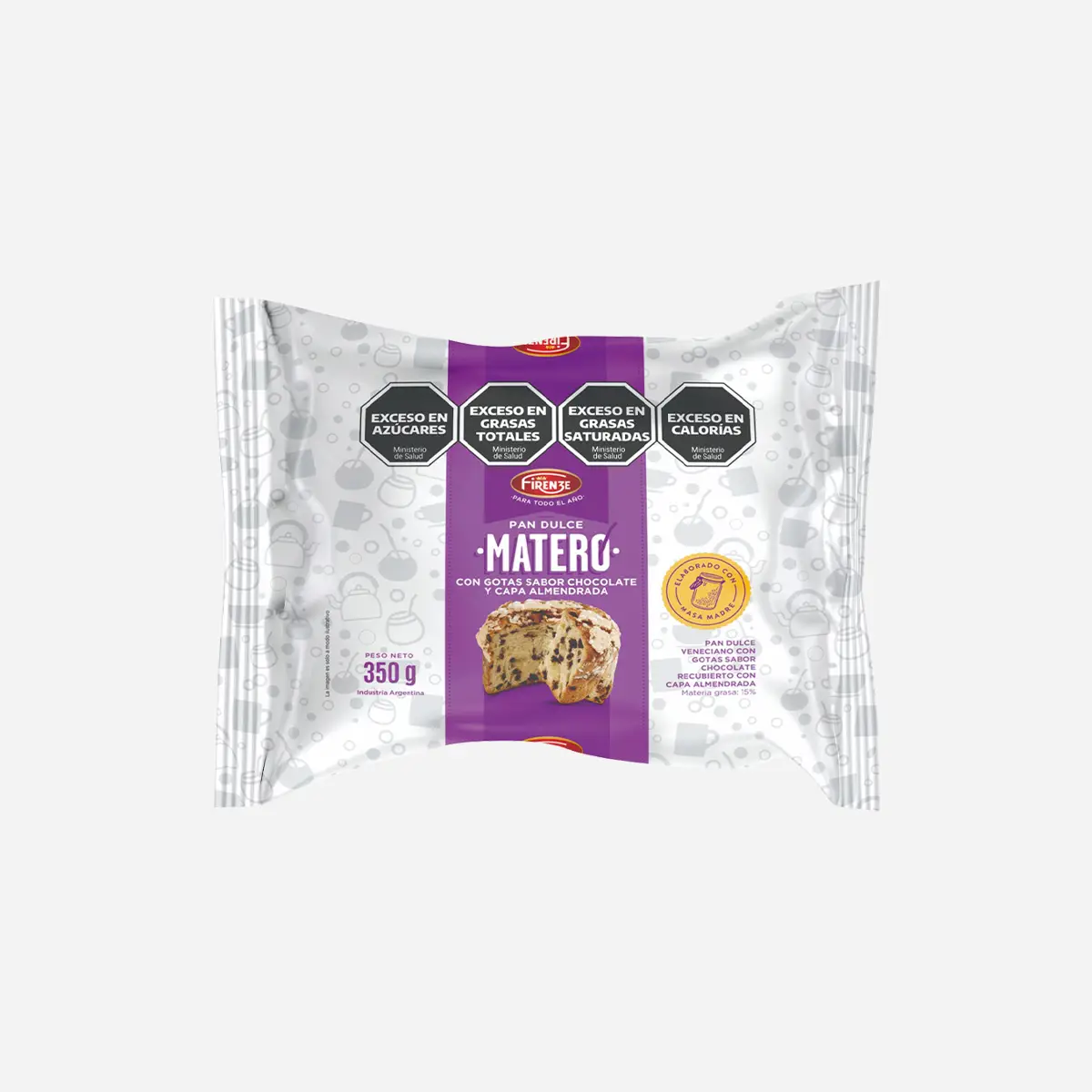 PAN DULCE MATERO FIRENZE CON CHIPS DE CHOCOLATE