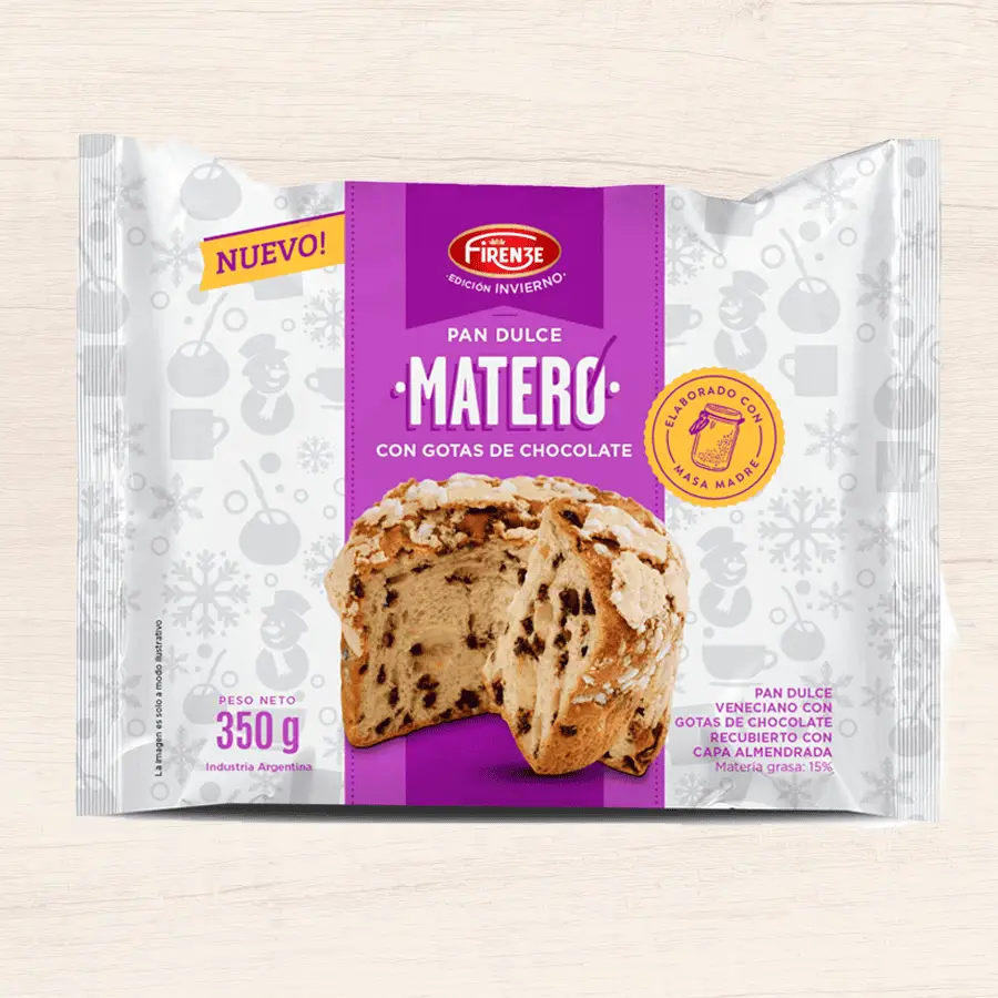 PAN DULCE MATERO C/CHIPS DE CHOCOLATE