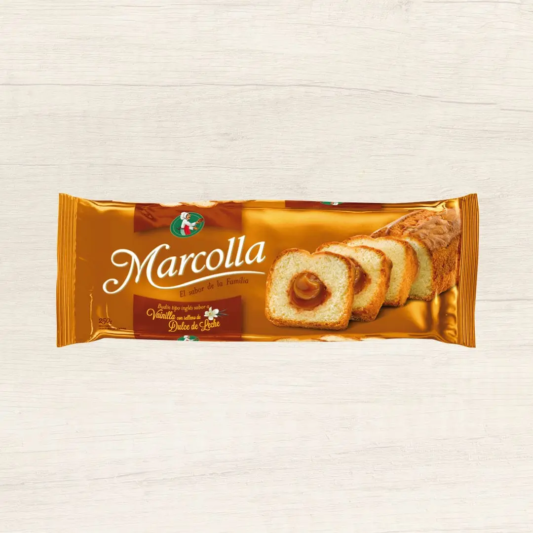 Budin Marcolla Relleno c/Dulce de Leche