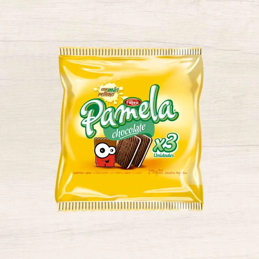 GALLETITAS DE CHOCOLATE RELLENAS TRIPACK