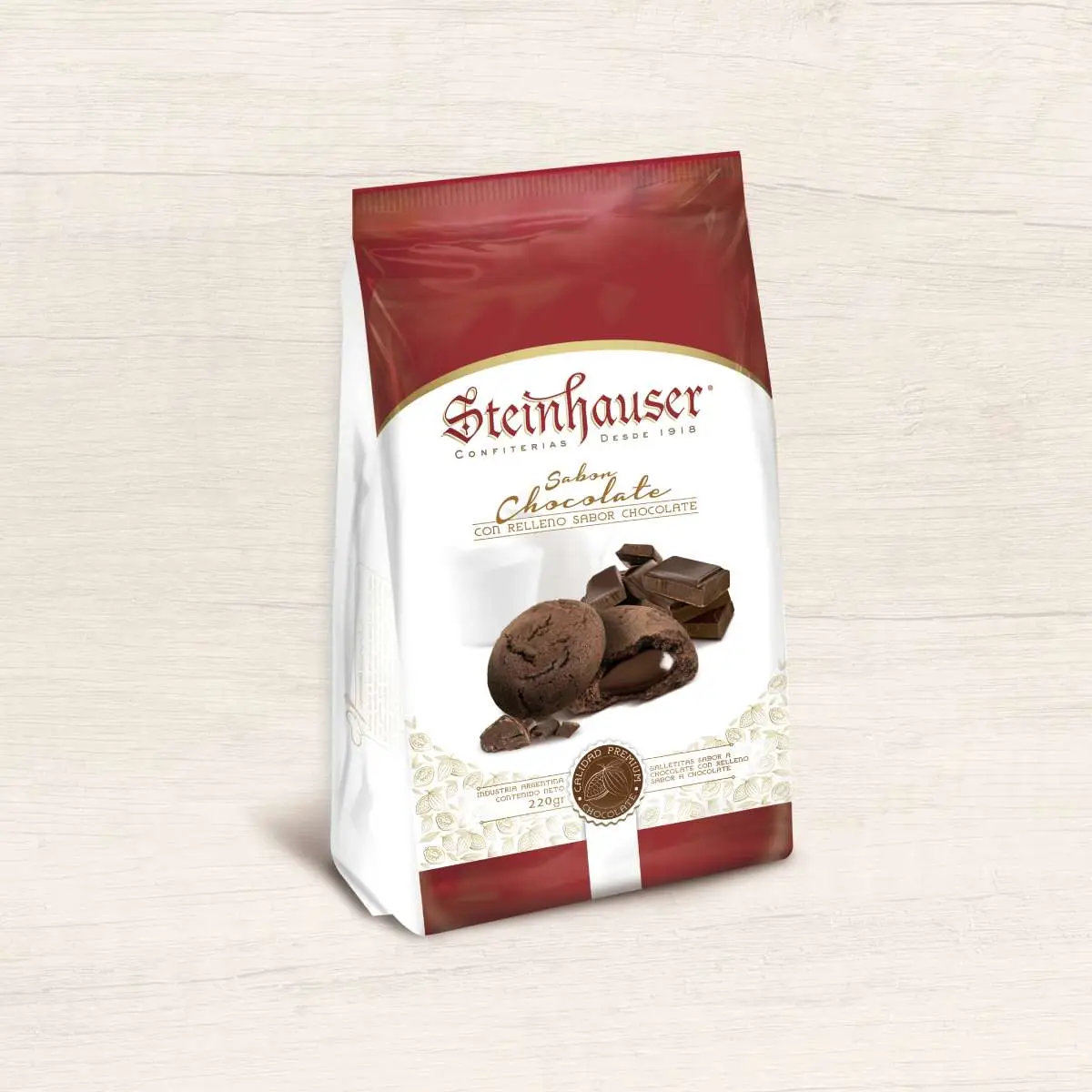 GALLETAS STEINHAUSER RELLENAS SABOR CHOCOLATE