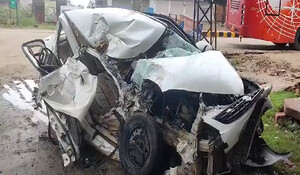 Bharatpur News: कार-बस भिड़ंत में एक ही परिवार के 6 लोगों की मौत, खाटूश्यामजी के दर्शन कर लौट रहे थे, रोड पर सांड आने से हुआ हादसा