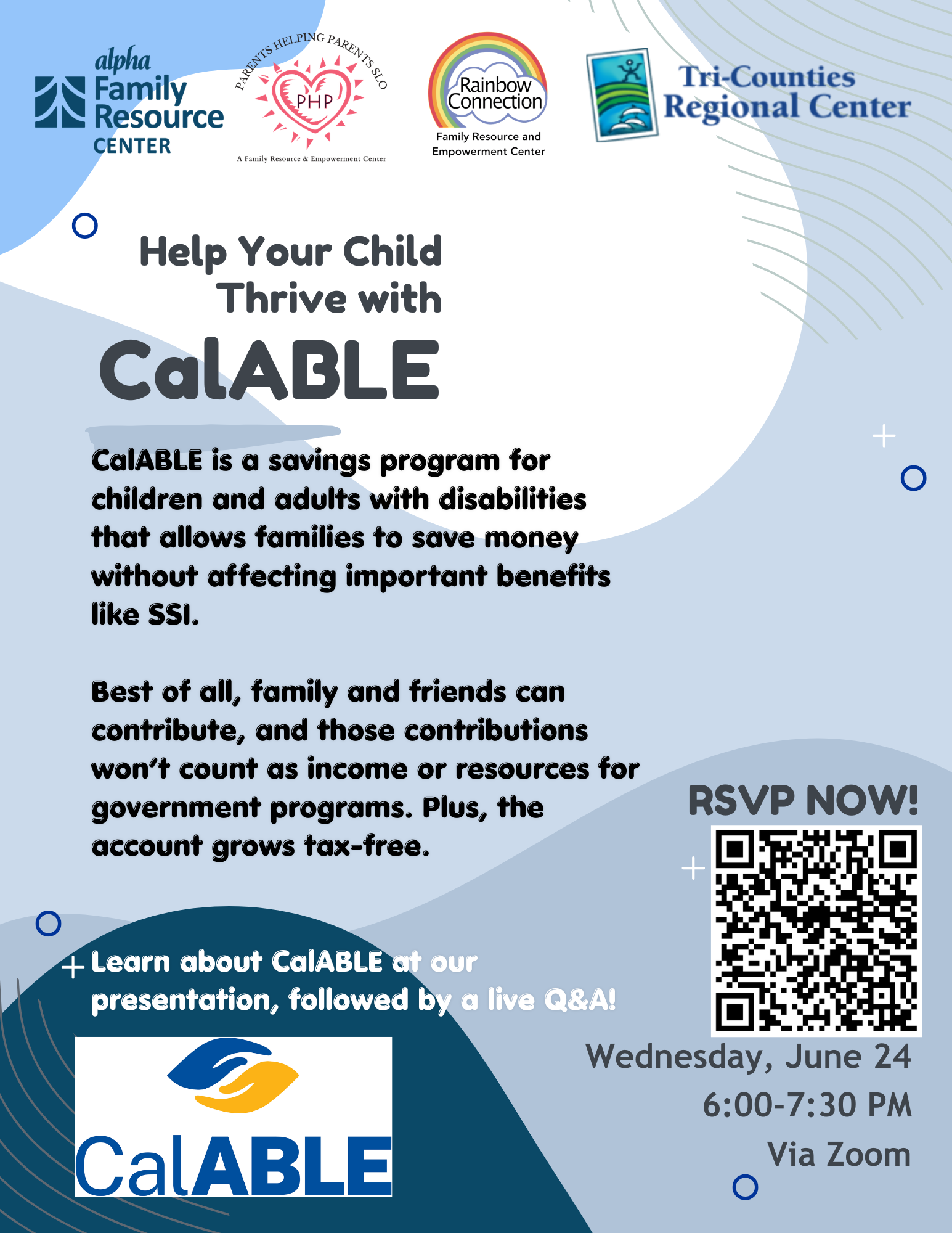 CalABLE Family Info Night / Noche informativa para familias de CalABLE ...