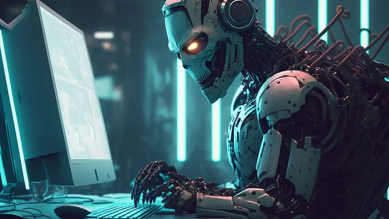 Futuristic robot