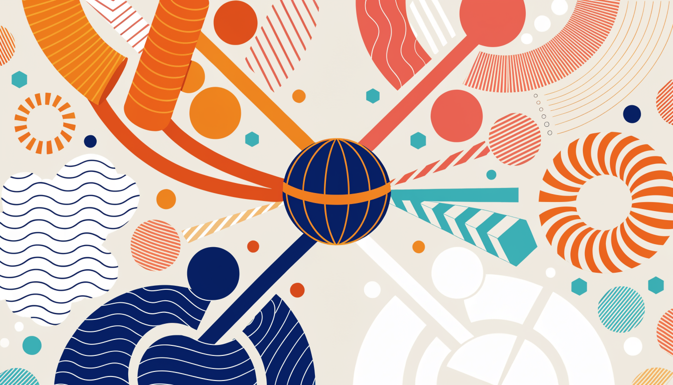 Matematiska områden organiserade i en visuell koncept-karta