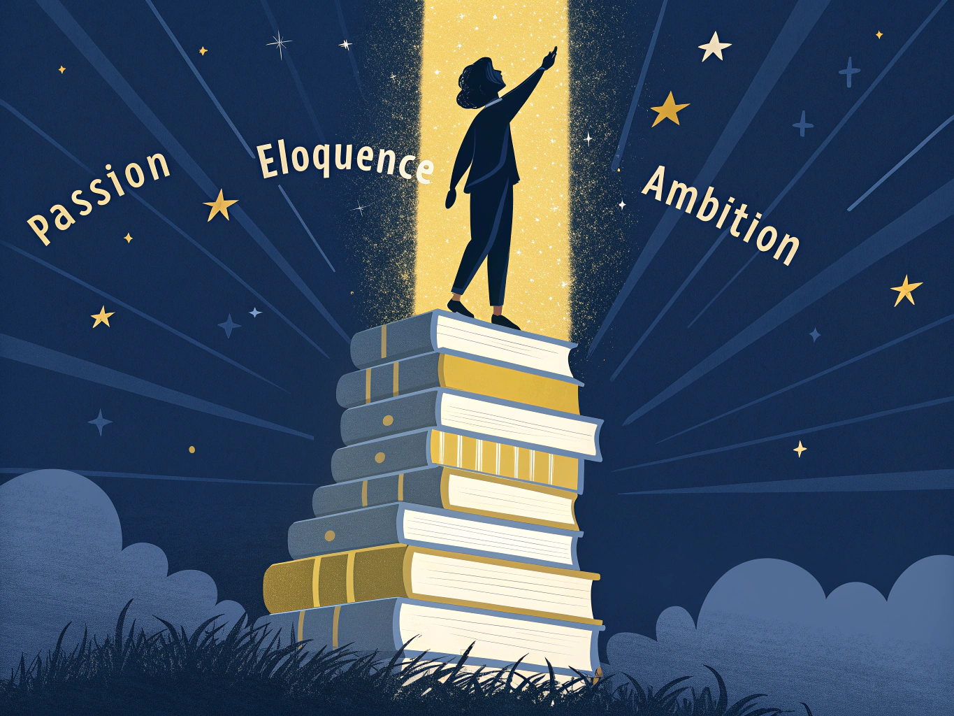 Illustration av ordförrådsuppbyggnad och måluppfyllelse på högskoleprovet