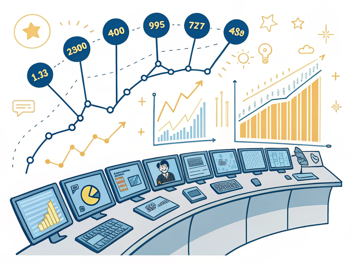 Off-page SEO metrics dashboard showing backlinks, brand mentions, and ranking performance tracking