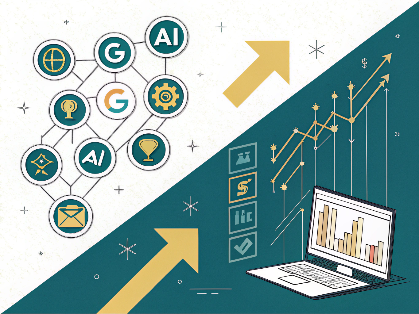 AI SEO analyzer showing evolution from traditional Google rankings to multi-channel AI search visibility in 2026
