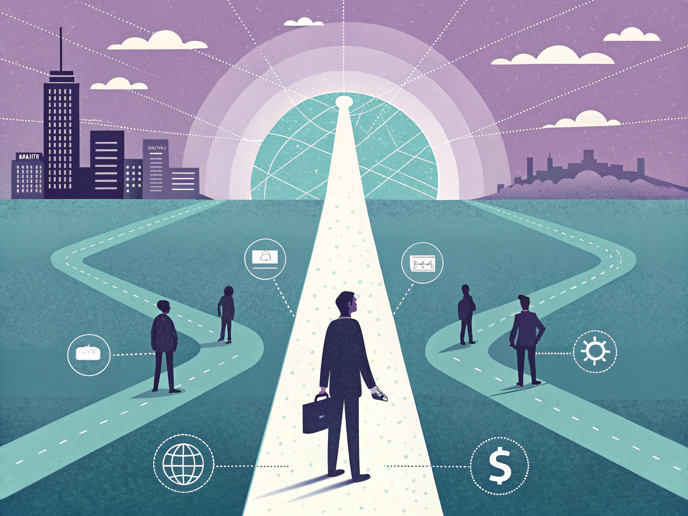 The future of AI SEO showing convergence of traditional search, AI platforms, and emerging optimization strategies