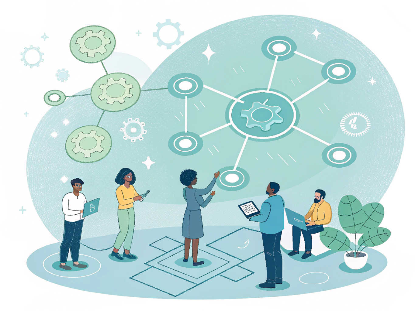 AI SEO tools enabling collaborative agile team workflows and implementation