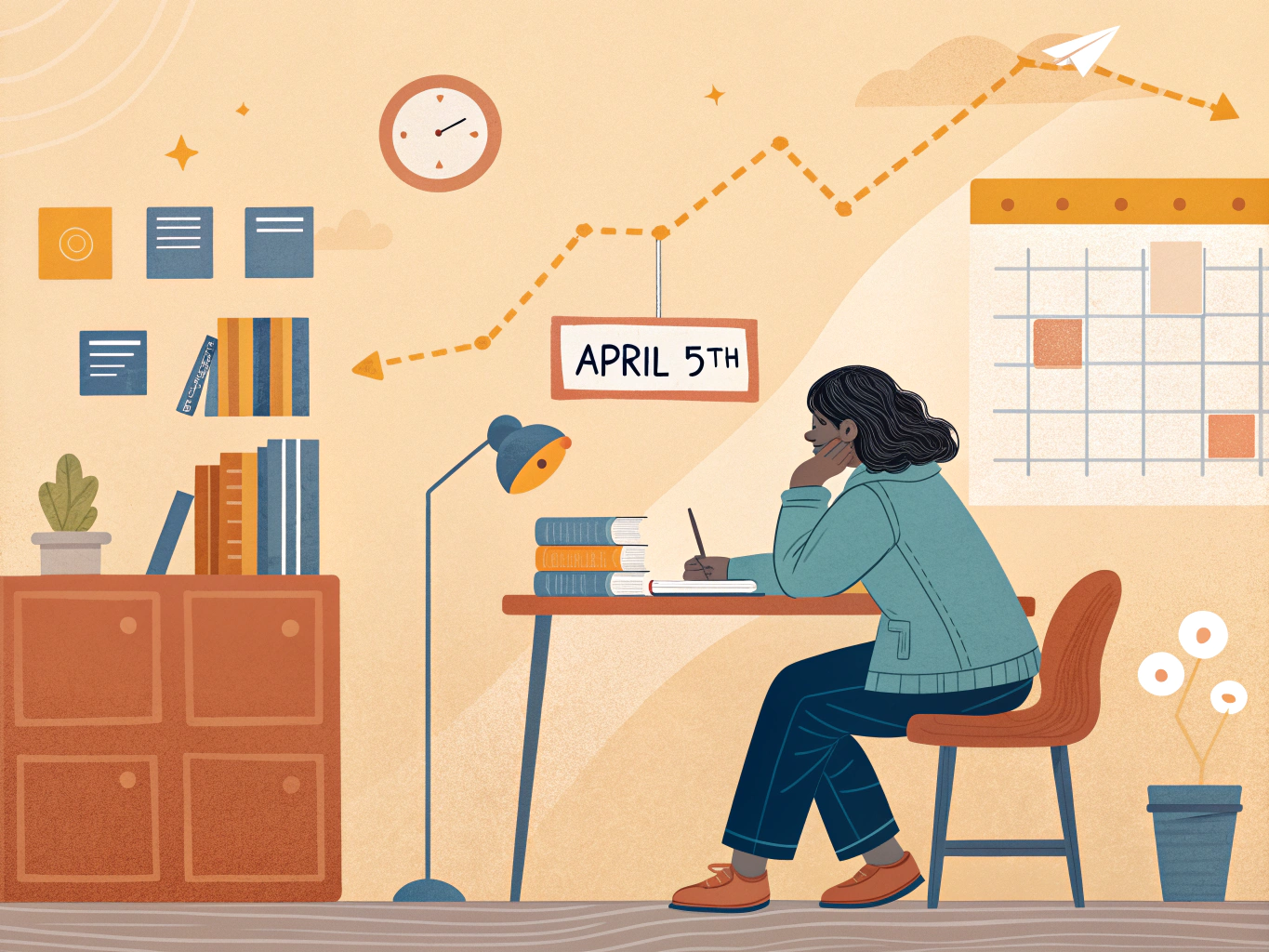 Högskoleprovsförberedelse studieplan tidslinje mot provdag