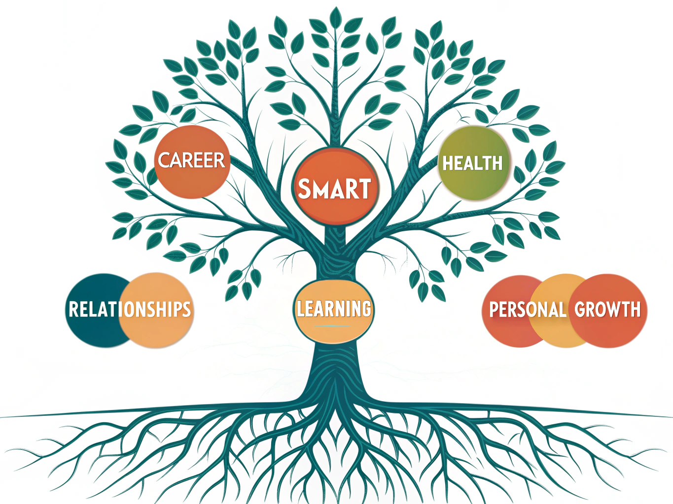 Smarta mål för olika livsområden: karriär, hälsa, relationer och personlig utveckling
