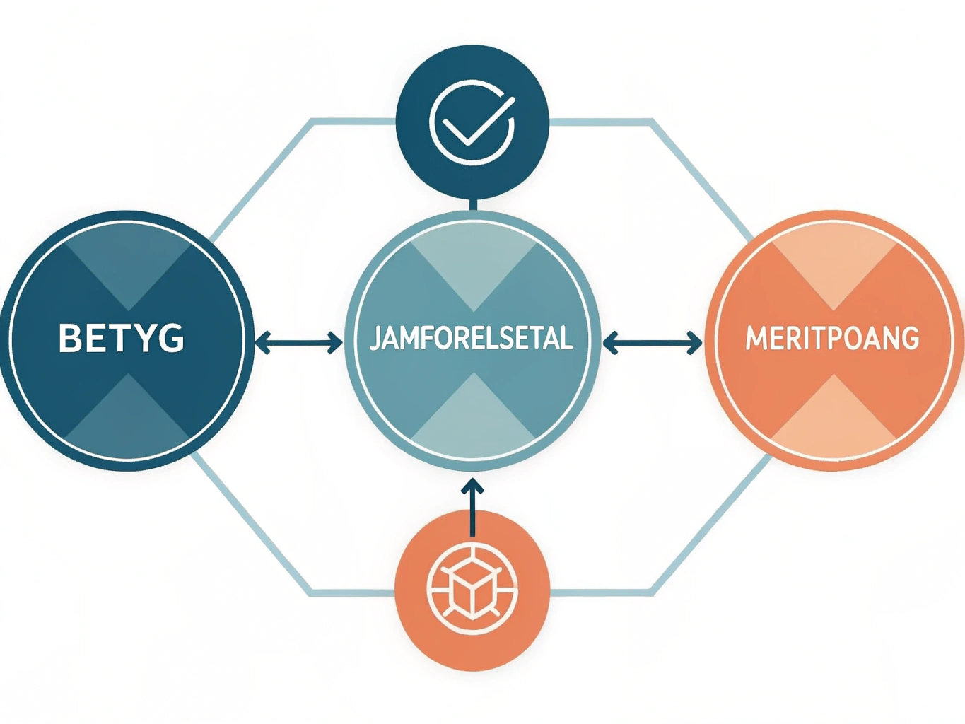 Meritvärde på gymnasiet beräkning av jämförelsetal och meritpoäng